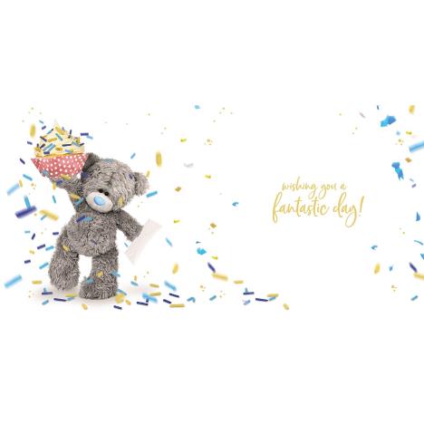 3D Holographic Birthday Sparkles Me to You Bear Card Extra Image 1